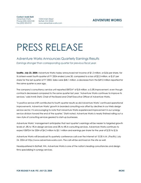 PressRelease .